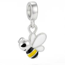 Berloque Charms Abelha Abelhinha Prata Original Delicado