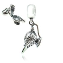 Berloque Charms Lampada Magica Desejos Prata 925 Berloque Charms Lampada Magica Desejos Prata 925