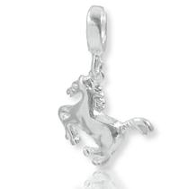 Berloque Charms Pingente Cavalo Prata Legitima Delicado Berloque Charms Pingente Cavalo Prata Legitima Delicado