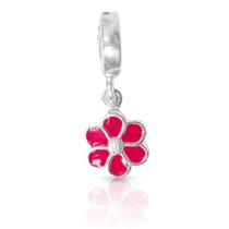Berloque Charms Pingente Flor Delicado Prata Original Berloque Charms Pingente Flor Delicado Prata Original