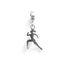 Berloque Charms Pingente Prata Corredora Corrida Atletismo Berloque Charms Pingente Prata Corredora Corrida Atletismo