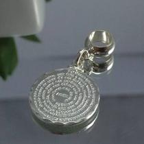 Berloque Charms Pingente Prata Maciça 925 Pai Nosso Berloque Charms Pingente Prata Maciça 925 Pai Nosso