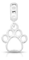 Berloque Charms Pingente Prata Pet Pata Patinha Delicado
