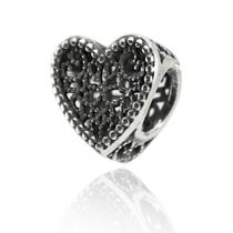 Berloque Charms Prata Legitima 925 Coração Berloque Charms Prata Legitima 925 Coração
