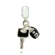 Berloque Charms Prata Maciça 925 Chave Carro Alarme Berloque Charms Prata Maciça 925 Chave Carro Alarme