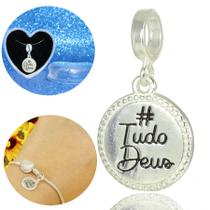 Berloque Charms Tudo Deus Pendurar Redondo Prata Legitima Berloque Charms Tudo Deus Pendurar Redondo Prata Legitima
