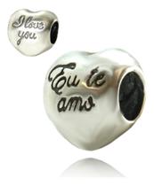 Berloque Coração I Love You Eu Te Amo Prata Legitima 925 Berloque Coração I Love You Eu Te Amo Prata Legitima 925