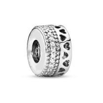 Berloque CORAÇÃO PEDRA REDONDO em Prata S925 para pulseiras modelo Pandora ou Vivara Berloque CORAÇÃO PEDRA REDONDO em Prata S925 para pulseiras modelo Pandora ou Vivara