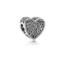 Berloque Corações e Amor Prata 925 Legitima