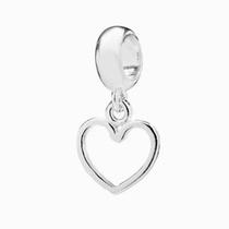 Berloque Corações e Amor Prata 925 Legitima