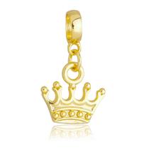 Berloque Coroa Banhado a Ouro 18k Berloque Coroa Banhado a Ouro 18k