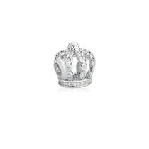 BERLOQUE COROA CRAVEJADA BANHADO A RÓDIO - Joia Elegante BERLOQUE COROA CRAVEJADA BANHADO A RÓDIO - Joia Elegante