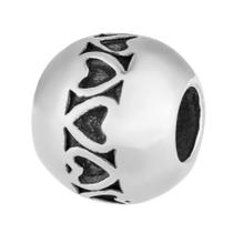 Berloque de Aço Separador Heart Line Coleção Steel Dreams