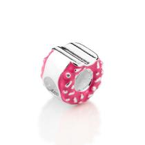 Berloque donuts de prata maciça 925 ROSA 840267 Rommanel