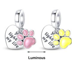 Berloque em prata 925 - You light my Life Berloque em prata 925 - You light my Life