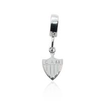 Berloque escudo chapa atlético prata 925