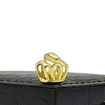 Berloque Espaçador Coroa Banho De Ouro 18k 3531 Berloque Espaçador Coroa Banho De Ouro 18k 3531
