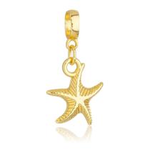 Berloque Estrela do Mar Banhado a Ouro 18k