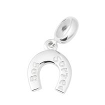 Berloque Ferradura Boa Sorte Em Prata 925