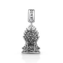Berloque GAME OF THRONES - TRONO DE FERRO em Prata S925 para pulseiras modelo Pandora ou Vivara Berloque GAME OF THRONES - TRONO DE FERRO em Prata S925 para pulseiras modelo Pandora ou Vivara