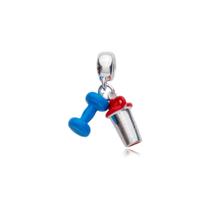 Berloque Halteres e Shakeira academia Berloque Halteres e Shakeira academia