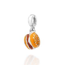 Berloque hamburguer de prata maciça 840271 Rommanel