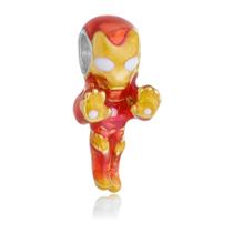 Berloque Homem de Ferro Marvel Separador Banhado a Prata 925 Berloque Homem de Ferro Marvel Separador Banhado a Prata 925
