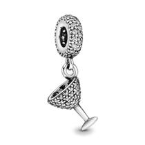 Berloque I LOVE GIM em Prata S925 para pulseiras modelo Pandora ou Vivara