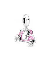 Berloque I Love Moto 2 em Prata 925