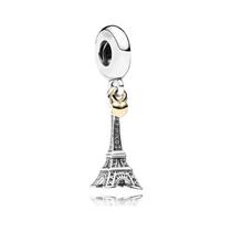 Berloque I LOVE PARIS em Prata S925 para pulseiras modelo Pandora ou Vivara Berloque I LOVE PARIS em Prata S925 para pulseiras modelo Pandora ou Vivara