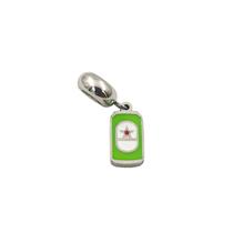 Berloque Lata de Cerveja Aço Inox