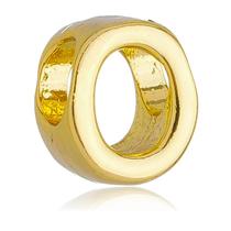 Berloque Letra O Separador Banhado a Ouro 18k Berloque Letra O Separador Banhado a Ouro 18k