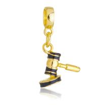 Berloque Martelo Direito Banhado a Ouro 18k Berloque Martelo Direito Banhado a Ouro 18k