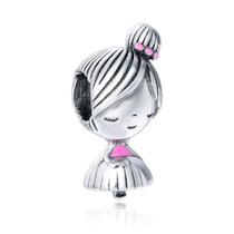 Berloque MENINA BAILARINA em Prata S925 para pulseiras modelo Pandora ou Vivara Berloque MENINA BAILARINA em Prata S925 para pulseiras modelo Pandora ou Vivara