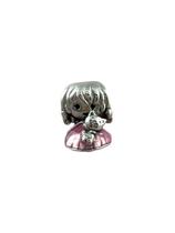 Berloque Menina com Vestido e Urso Aço Inox Berloque Menina com Vestido e Urso Aço Inox