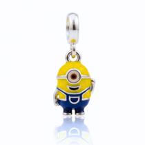 Berloque Minions Kevin Bob Stuart Em Prata 925