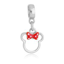Berloque Minnie Banhado a Prata 925 Berloque Minnie Banhado a Prata 925