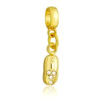 Berloque Mouse Banhado a Ouro 18k