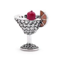 Berloque Mundo Briller Separador Coquetel Prata