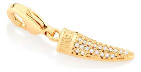 Berloque No Formato De Dente Com Borboleta N 542412