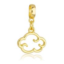 Berloque Nuvem Céu Banhado a Ouro 18k