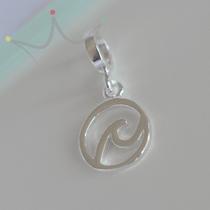 Berloque Onda do Mar - Prata