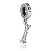 Berloque Osso Pet com Zircônia Cristal Berloque Osso Pet com Zircônia Cristal