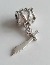 Berloque para Pulseira Ferramenta Espada Iansã prateada Berloque para Pulseira Ferramenta Espada Iansã prateada