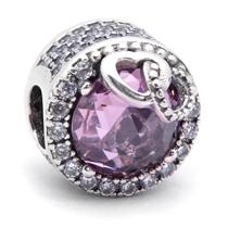 Berloque Pave Coração Cravejado