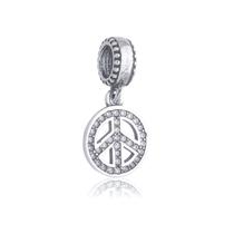Berloque Paz e Amor Cristal Berloque Paz e Amor Cristal