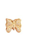 Berloque pingente borboleta ouro 18k amarelo zirconio branco. ROSANGELA LIMA JOIAS Berloque pingente borboleta ouro 18k amarelo zirconio branco. ROSANGELA LIMA JOIAS
