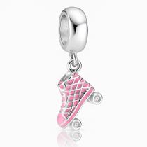 Berloque Pingente Charm Patins Prata Original Esporte Berloque Pingente Charm Patins Prata Original Esporte