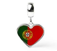 Berloque Pingente Coração Portugal - Mundo Briller