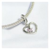 Berloque Pingente Daughter Filha te amo até a Lua Prata 925